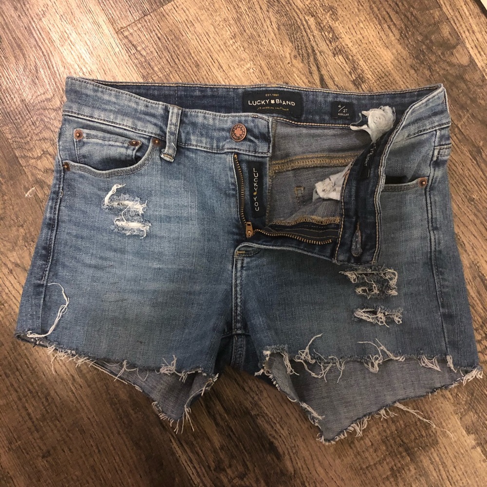 lucky denim shorts